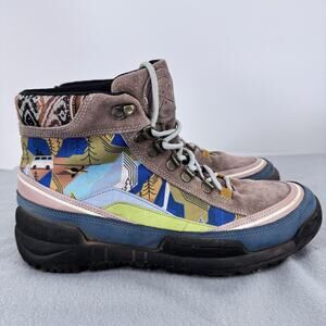 Inkkas Alpine Trekk Boots Mens 9 Camping Print Hiking Outdoor Trail Womens 11